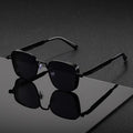 LOR MALE Polarized Sunglasses Men High End Handsome Driving High Quality Metal Punk Fashion Trends Sunglasses