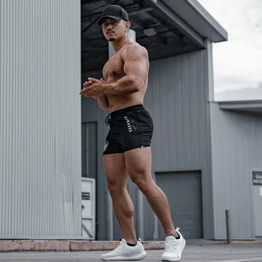 LOR MALE Men Shorts Hot Shorts for Men Workout Gym Jogger Sweatshorts Quick Dry Light Weight Bodybuilding Short Pants