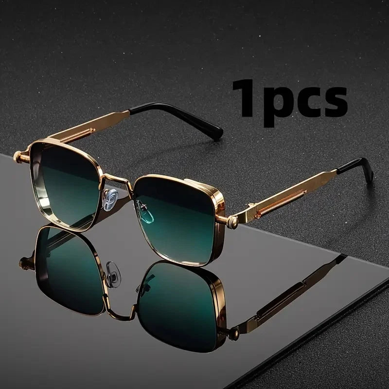 LOR MALE Polarized Sunglasses Men High End Handsome Driving High Quality Metal Punk Fashion Trends Sunglasses