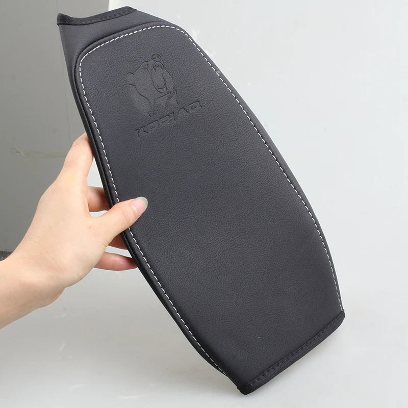 LOR MALE Car Accessories For Skoda Kodiaq 2017-2024 Car Center Console Arm Rest Protection Cushion Armrests Storage Box Cover Pad