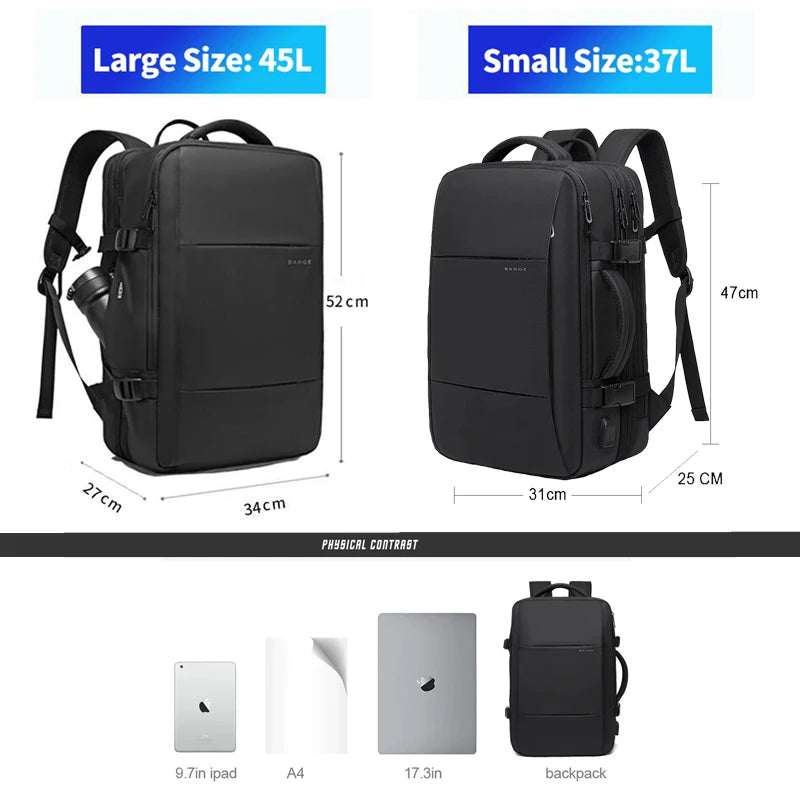 LOR MALE BANGE Travel Laptop Backpack