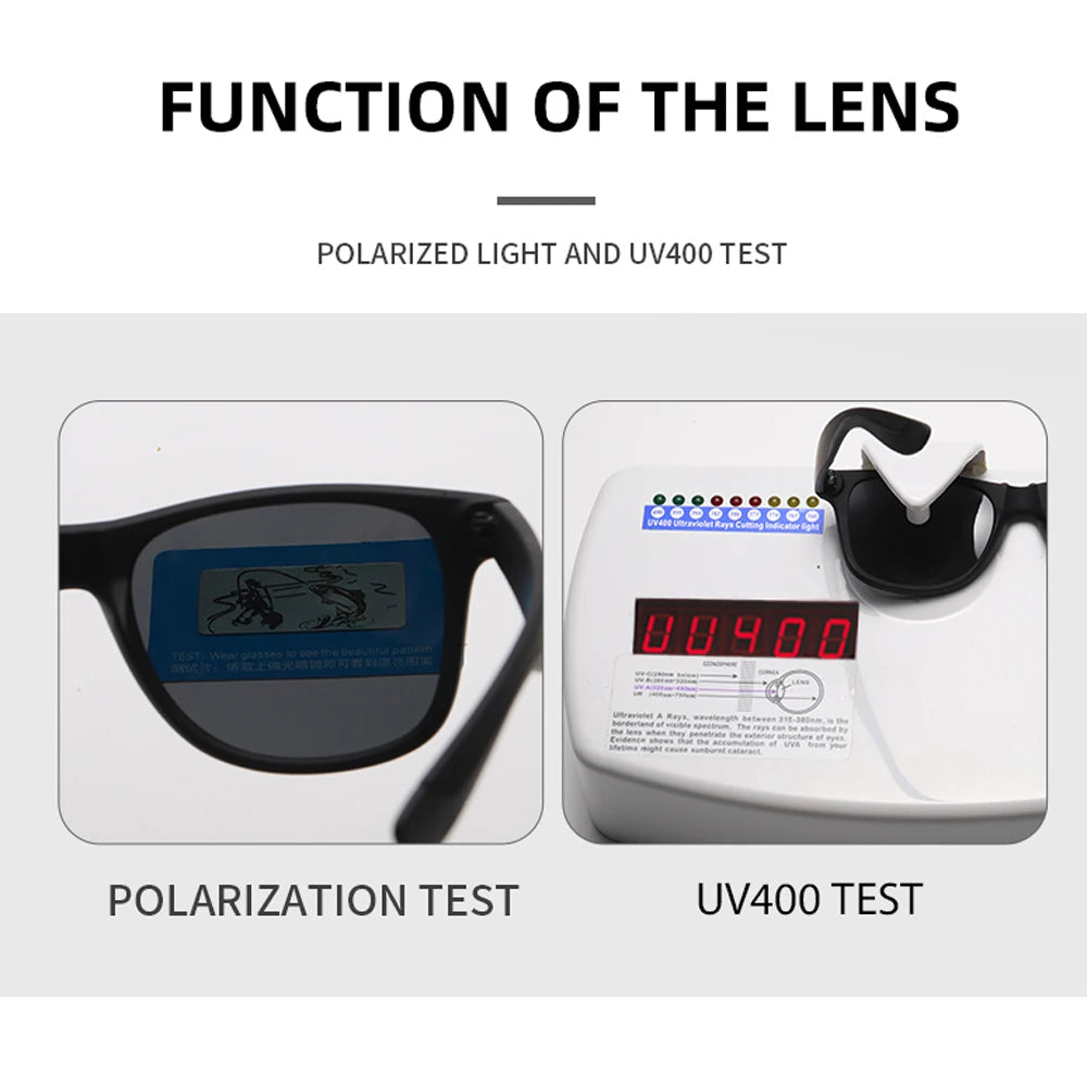 LOR MALE Polarized Glasses Fishing Sunglasses Men Driving Shades Male Eyeglasses Women UV400 Eyewear Hiking Classic Sun Glasses