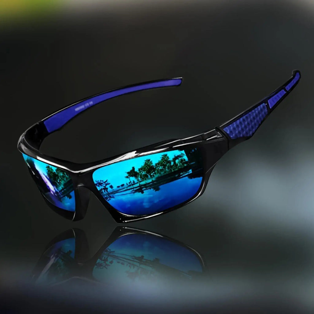 LOR MALE Polarized Sunglasses Men UV Protection Men's Sunglasses Polarized Comfortable Fashion Shades Outdoor Sport Eyewear for Driving