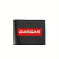 LOR MALE White word GASGAS on red background Wallets Simple Business Modern Stylish