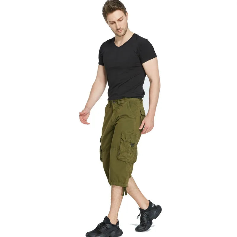LOR MALE New Men short Summer Outdoor Leisure Comfortable Shorts Men Loose Straight High-Quality Design Shorts Male