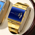 LOR MALE Watches Original Brand Quartz Clock Luxury Waterproof Casual Stainless Steel S 3