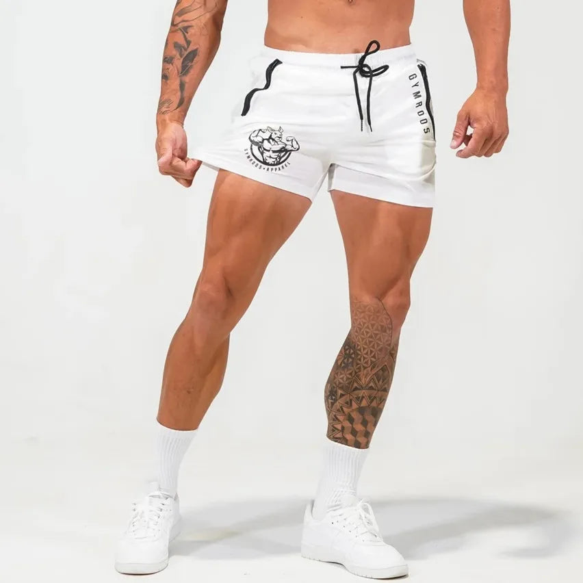 LOR MALE Men Shorts Hot Shorts for Men Workout Gym Jogger Sweatshorts Quick Dry Light Weight Bodybuilding Short Pants