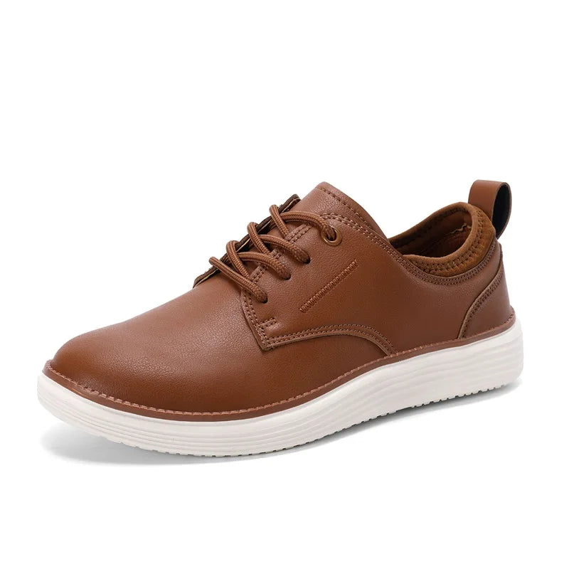 LOR MALE 2025 men's boots fashion simple walking shoes trend fashion wide toe casual shoes comfortable sports shoes