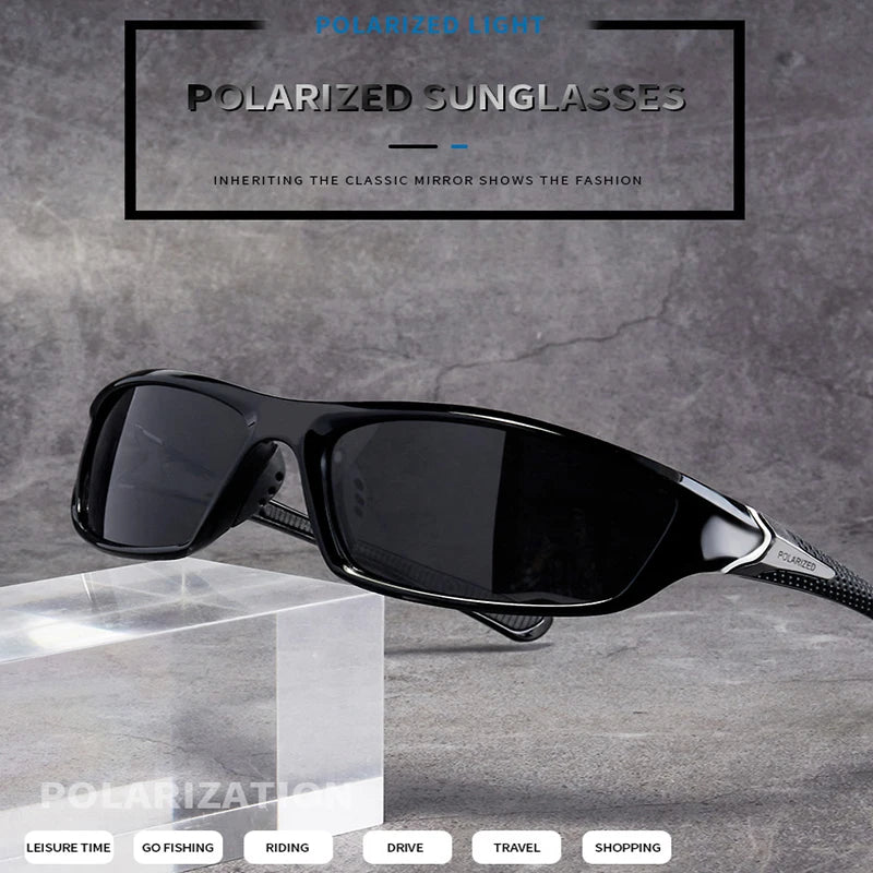 LOR MALE Polarized Fishing Sunglasses Men Women Sun Glasses Fishing Camping Driving Eyewear Outdoor Sports Goggles UV400 Sunglasses