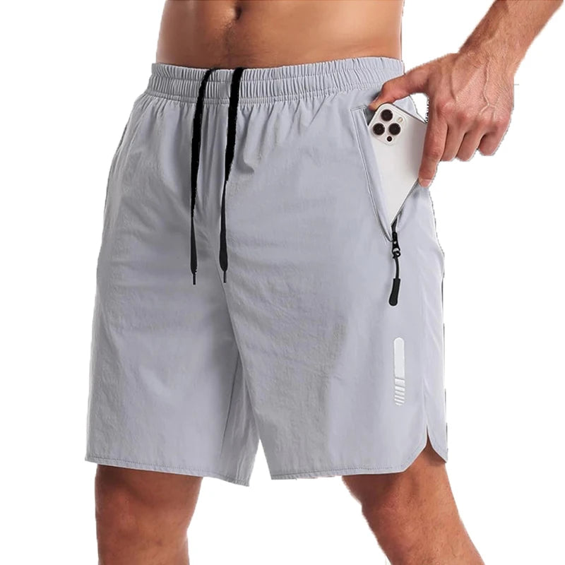 LOR MALE Men's Sport Shorts Sportswear Summer Running Shorts Beach Bottoms Gym Fitness Tracksuit Jogging Training Short Pants Men Shorts