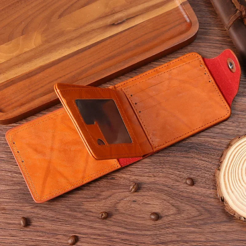 LOR MALE Wallets with 100 US Dollar Pattern Wallet Male Leather Wallet Photo
