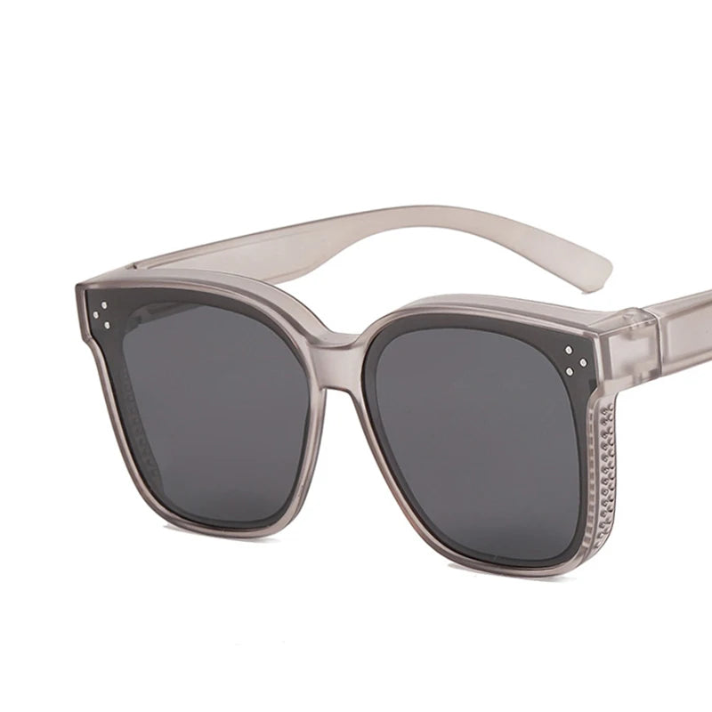 LOR MALE Polarized Sunglasses Men Women Wear Over Myopia Prescription Glasses Fashion Designer Outdoor Fishing Driving Goggles