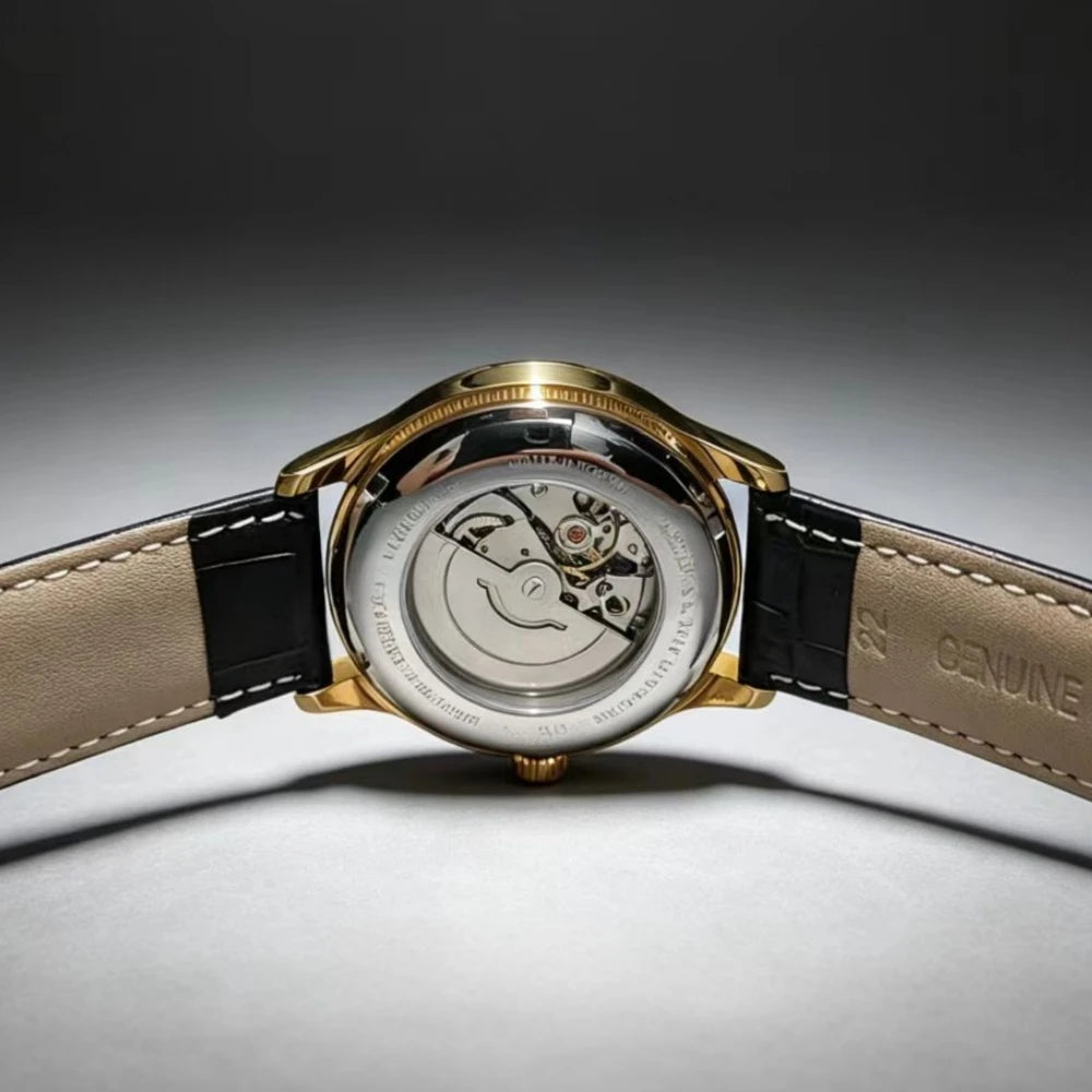 LOR MALE Highly stylish and simple mechanical wristwatch with automatic movement, hollo 3