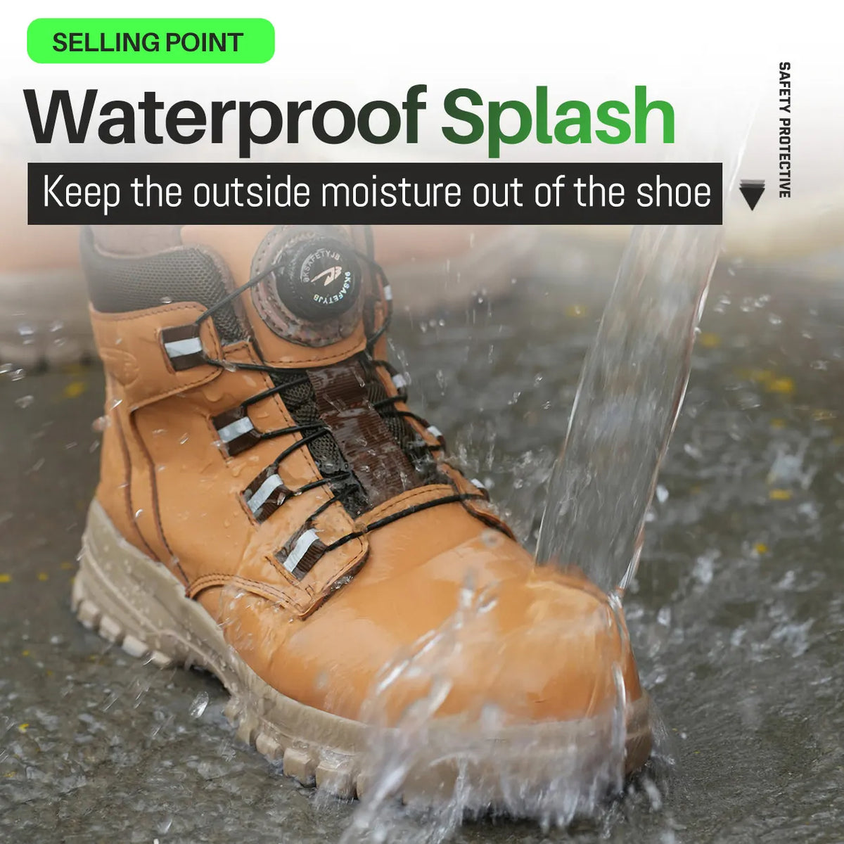 LOR MALE Waterproof Safety Boots Men Indestructible Steel Toe Work Boots Anti-smash Stab-resistant Safety Shoes Biker Botas Para Hombre