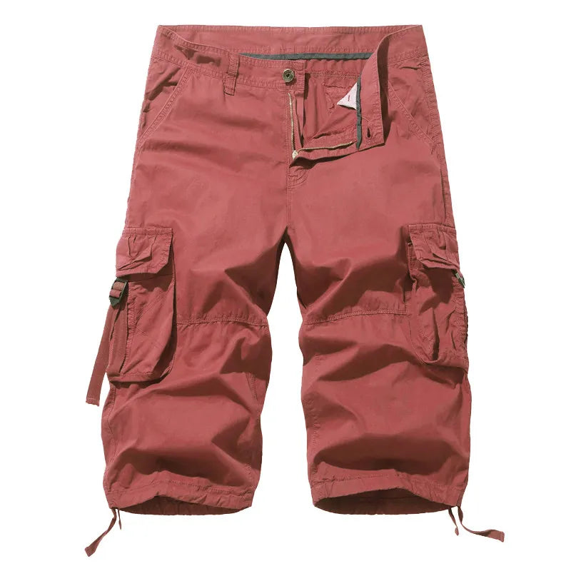 LOR MALE New Men short Summer Outdoor Leisure Comfortable Shorts Men Loose Straight High-Quality Design Shorts Male