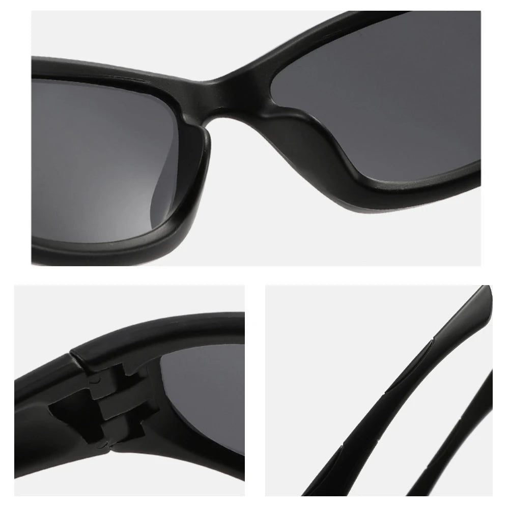 LOR MALE Polarized Sports Sunglasses Men Women Anti-Glare Cycling Glasses Outdoor Fishing Riding Driving Eyewear UV400 Protection Goggles