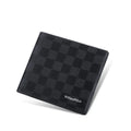 LOR MALE Wallet Short Leather Money Cowhide Leather Wallet to Boyfriend Husband Father