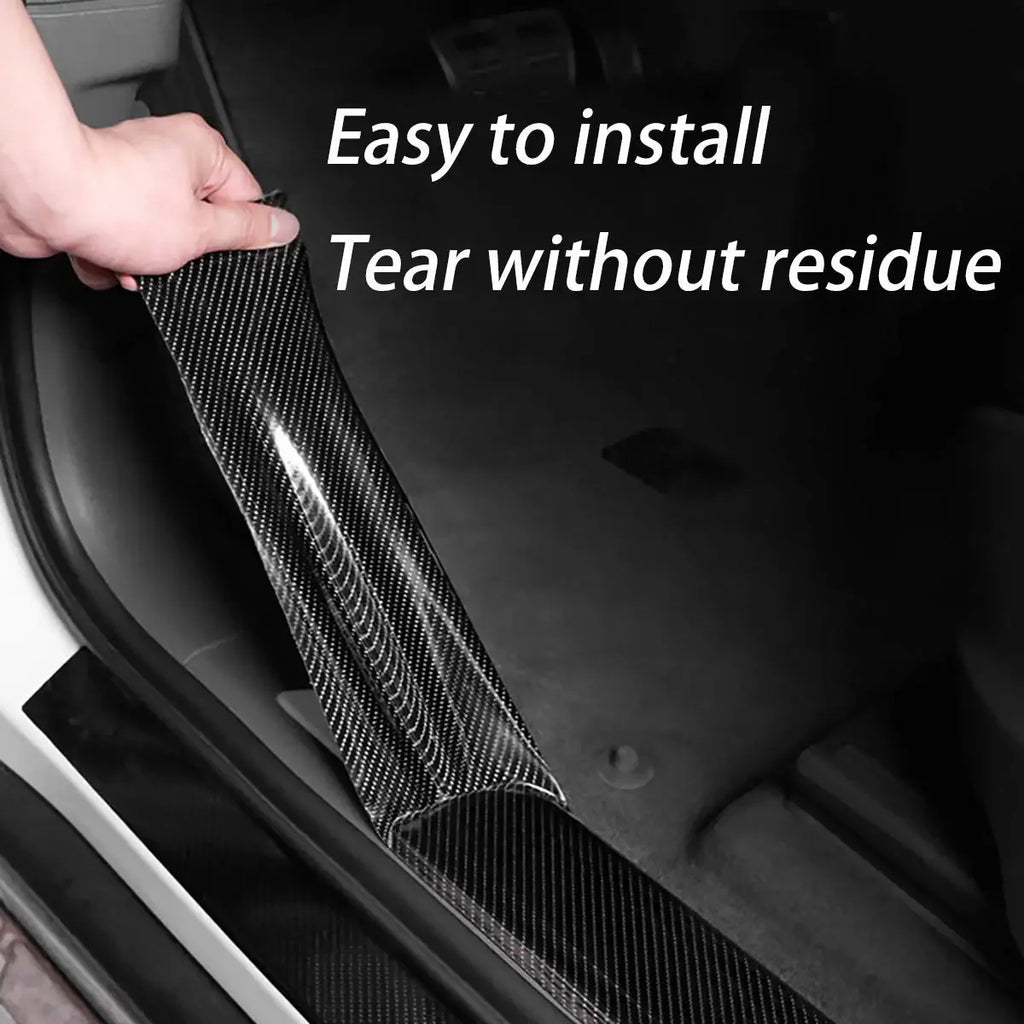 LOR MALE Carbon Fiber Automotive Adhesive Tape Roll Matte Black Protective Car Film Self-Adhesive Film 3D Vinyl Car Film Accessories