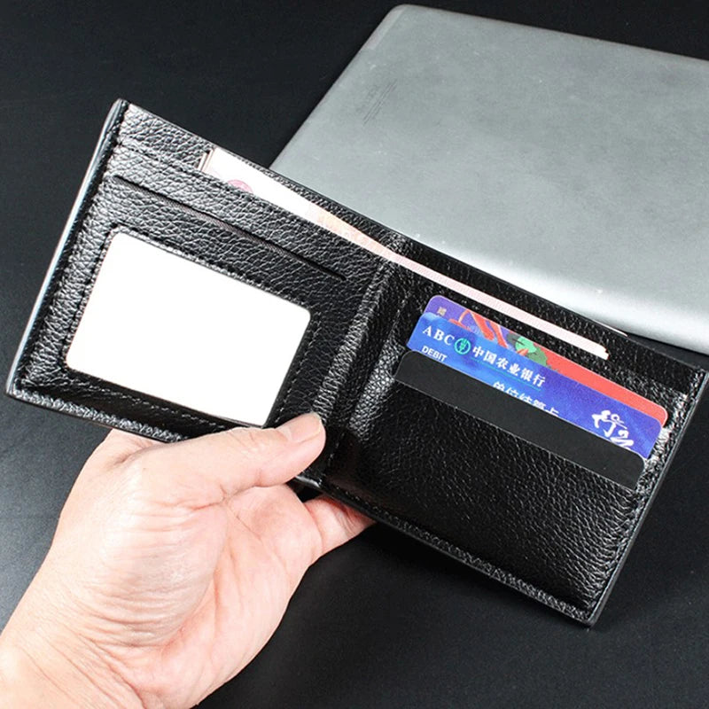 LOR MALE Slim Bifold Wallet – Card & ID Holder