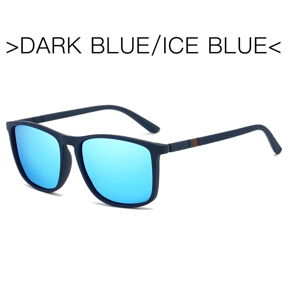 LOR MALE Sports Sunglasses for Men Polarized Comfortable Wear Square Sun Glasses Male Light Weight Eyewear Accessory with Origina UV400