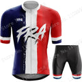 France National Team Cycling Jersey 2024 Set Summer Bicycle Clothing Road Bike Shirts Suit Bicycle Bib Shorts MTB Ropa Maillot
