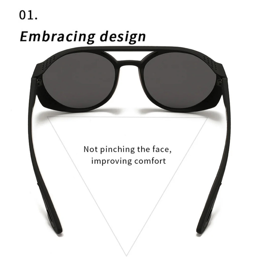 LOR MALE Polarized Sunglasses for Men Women Sun Glasses with Side Shields UV400 Protection Mirrored Lens Outdoor Sport Cycling Glasses