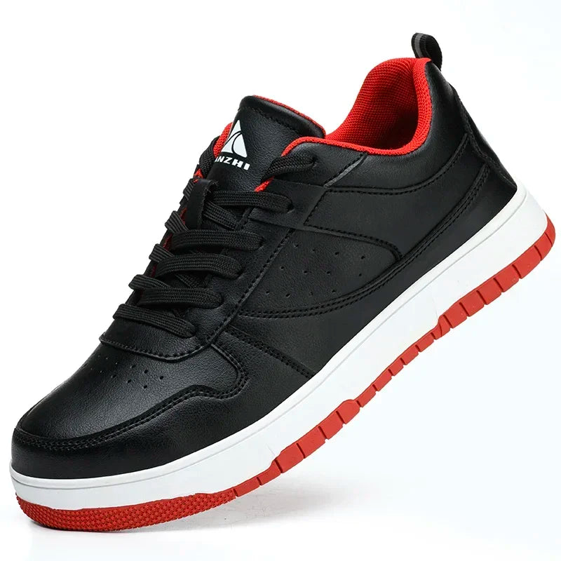 LOR MALE Steel Toe Man Work Boots Industrial Fashion Safety Shoes Men Non-Slip Work Sneakers Construction Waterproof Work Mens Shoes
