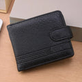 LOR MALE Men Wallets Leather Zipper Purse Man Business Casual Slim Card Horders Quality Male Short Multi-card Wallet Coin Pocket Purse