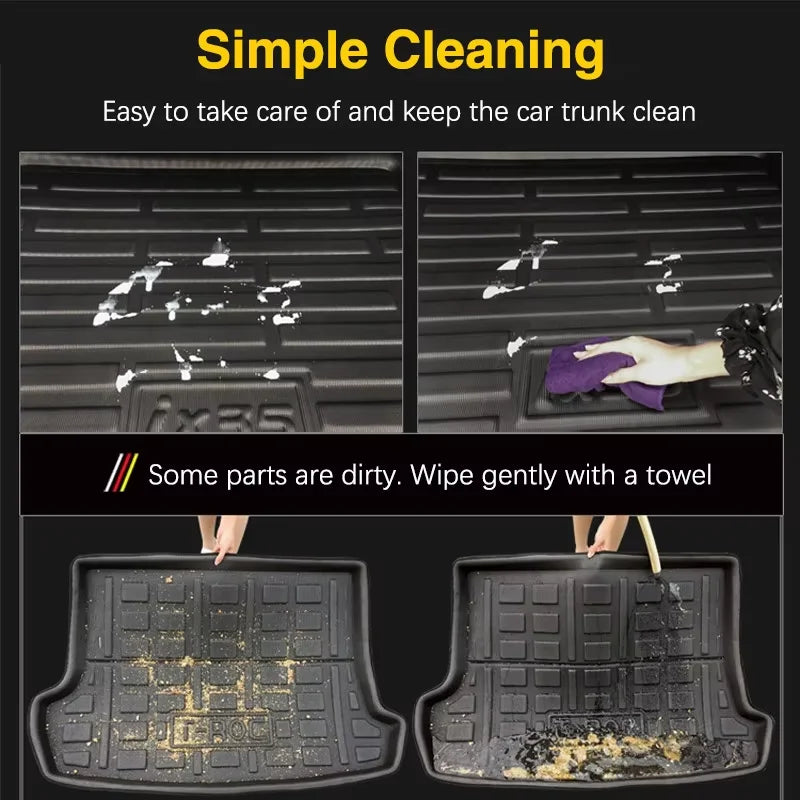 LOR MALE For Kia Sorento UM MK3 KX4 Accessories 2015 2016 2017 2018 2019 2020 Car Trunk Pads Cargo Liner Anti Dirty Mat Auto Accessories