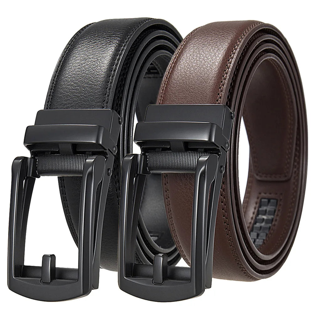 LOR MALE Belts Famous Brand Belt Men Mens Belts Quality Genuine Luxury Leather Belt for Men Belt Male Strap Male Metal Automatic Buckle