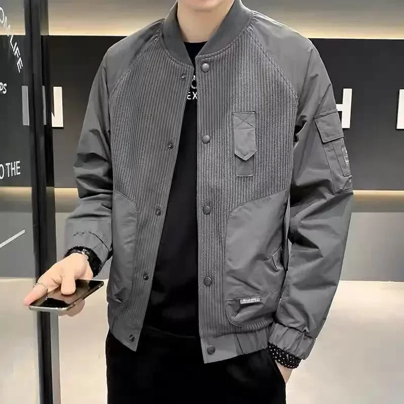 LOR MALE Men's Baseball Jackets New In Male Coats Stylish Y2k Luxury Designer Fast Delvery Joker Cold Vintage Cheap Clothes Offer Trendy