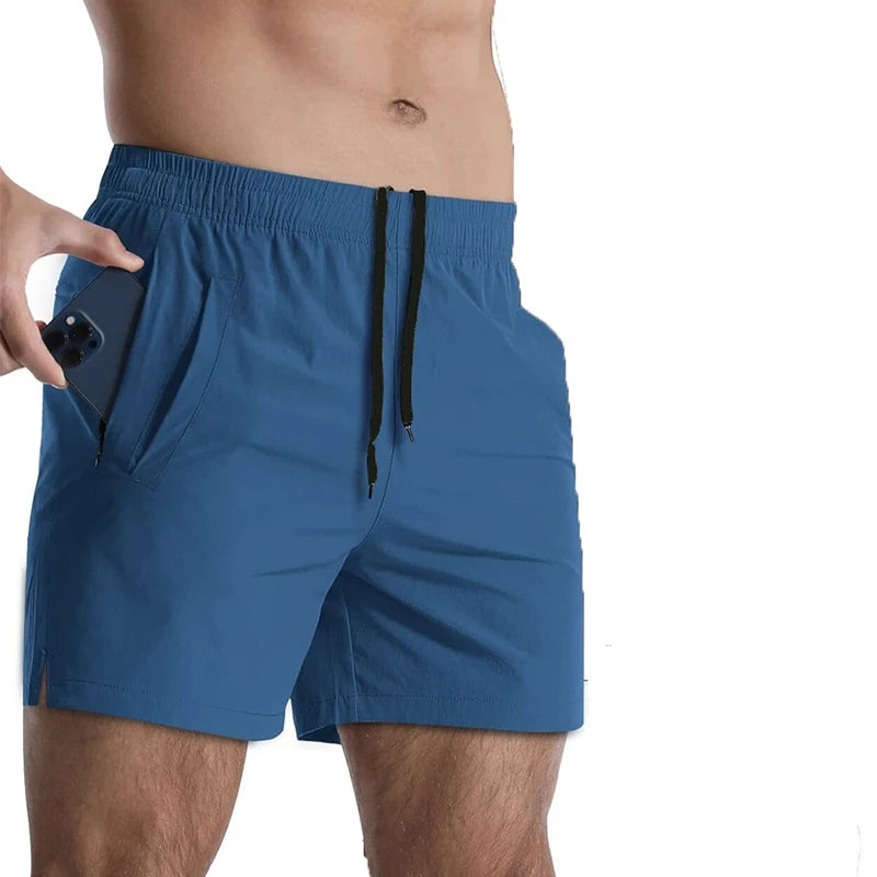 LOR MALE Running Shorts Men Gym Fitness Sport Shorts Quick Dry Workout Training Gym Fitness Jogging Short Pant Summer Training Shorts Men