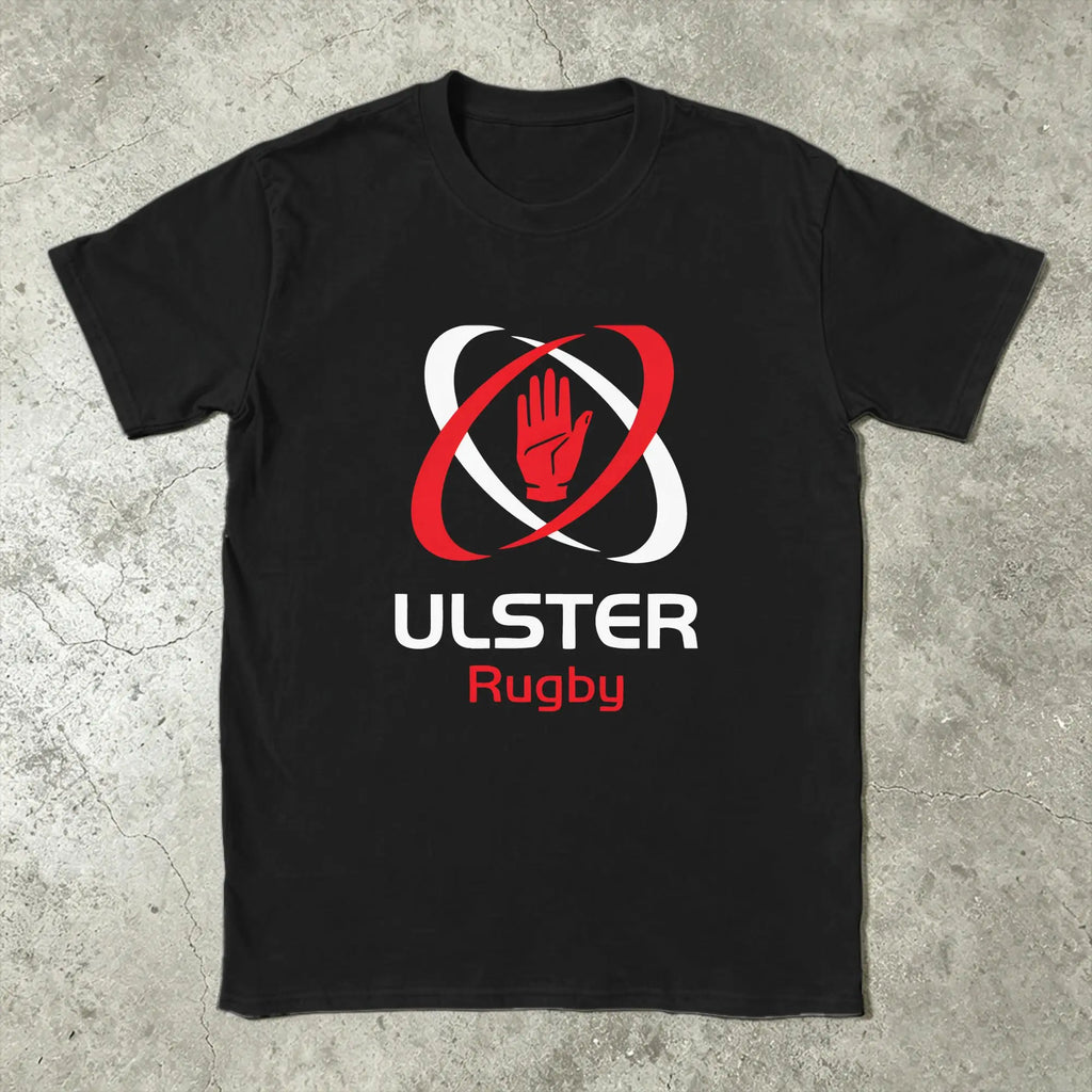 Men's T-Shirt IRFU - Iconic Ulster Rugby Novelty Pure Cotton Tee Shirt Short Sleeve  T Shirts Crew Neck Clothing Gift Idea