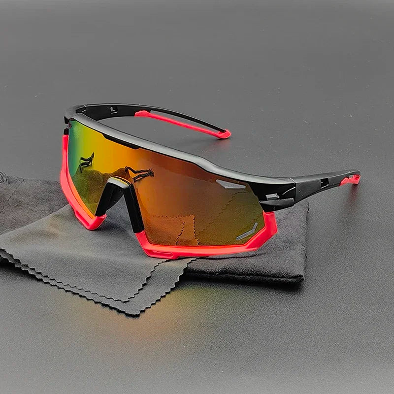 LOR MALE Polarized Lenses Cycling Sunglasses Men's Sports Running Goggles Outdoor Racing Bike Eyewear Male Bicycle Glasses Cyclist Eyes