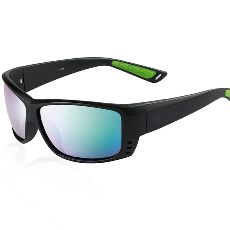 LOR MALE Polarized Sunglasses Men CAT CAY Brand Design Square Driving Sun Glasses 2