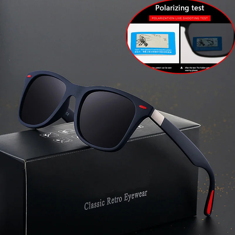 LOR MALE Polarized Sunglasses Men Women Luxury Brand Designer Vintage Sunglasses Man Fashionable Driving Sun Glasses Eyewear Eyepieces