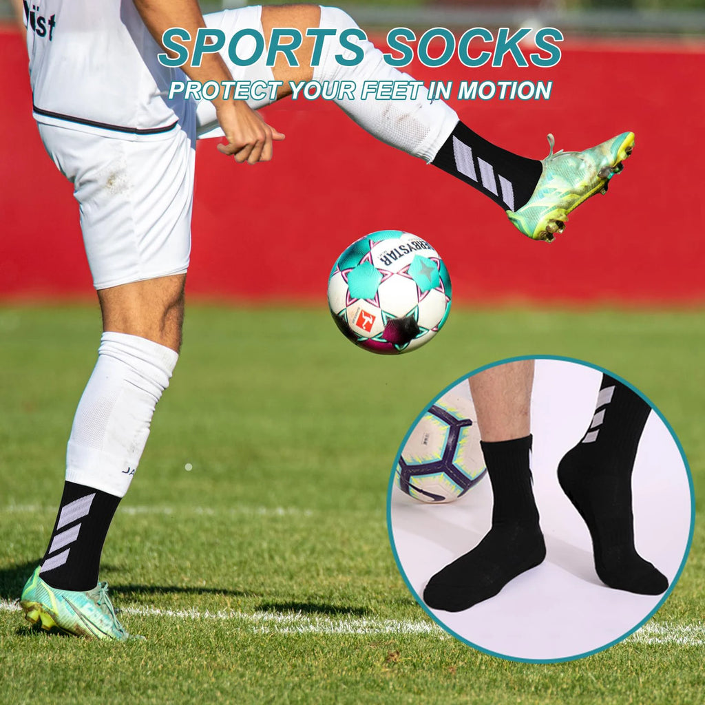 LOR MALE 1 Pair of Socks Football Socks Men's anti Slip Hospital yoga anti Slip Training Sports Socks