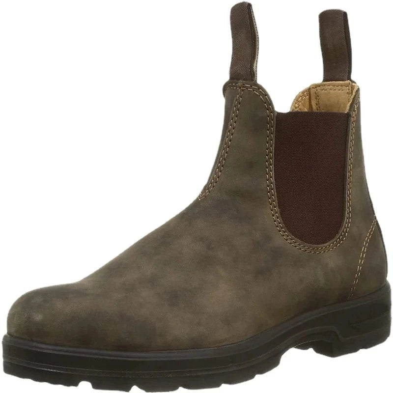 LOR MALE Fashion Casual Boots Comfortable Durable Outsole Men Shoes High Quality Men Boot Wear Resistant High Top Motorcycle Boots