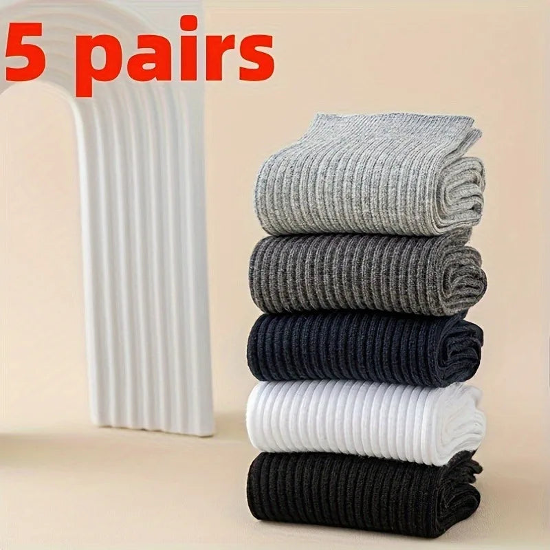 LOR MALE Breathable Socks - 5 Pairs