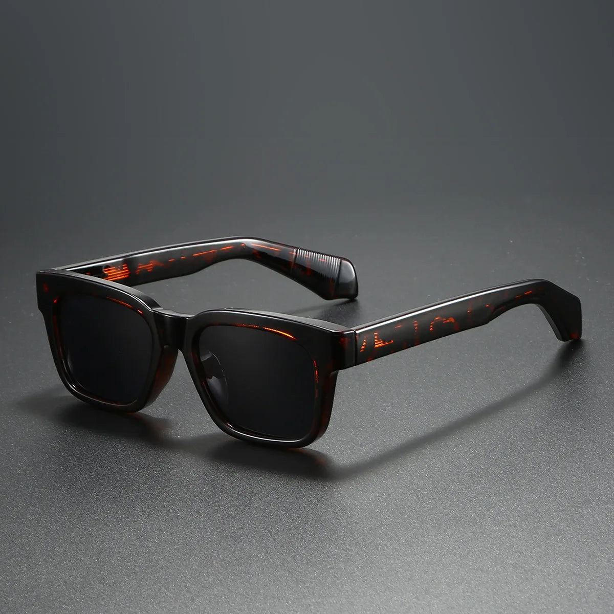 LOR MALE 2025 Men Sunglasses Polarized Square Glasses for Driving Fishing Travel UV400 Fashoinable Sun Shades Metal Core Exquisite
