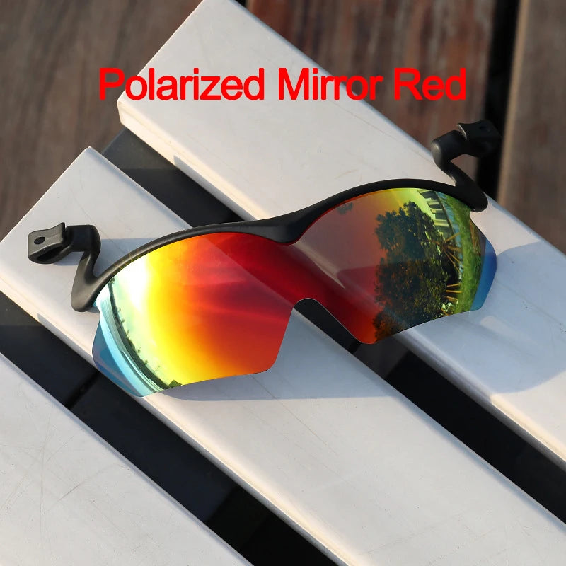 LOR MALE Polarized Clip On Sunglasses For Baseball Cap Men Women Adjustable Lens Angle Sports Cycling Driving Sun Glasses Eyewear Shades