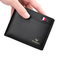 LOR MALE WILLIAMPOLO Men Leather Wallets Small Money Purses Design Dollar Price Top Men Thin Wallet Business Short Wallet For Men