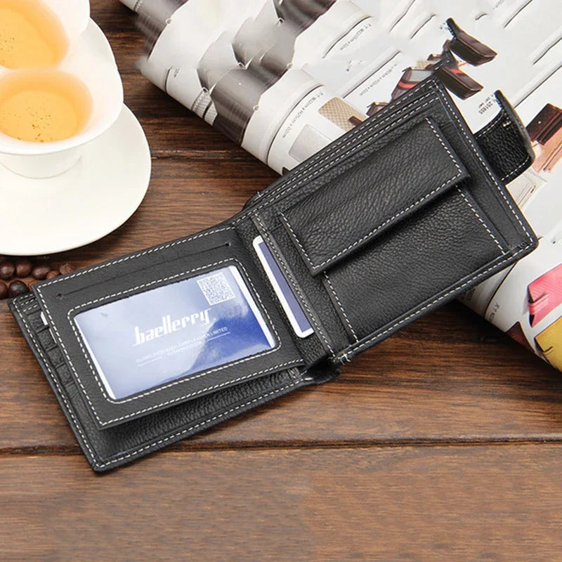 LOR MALE Wallet with coin pocket top quality men wallets multifunction leather purse wallet male purse  brand