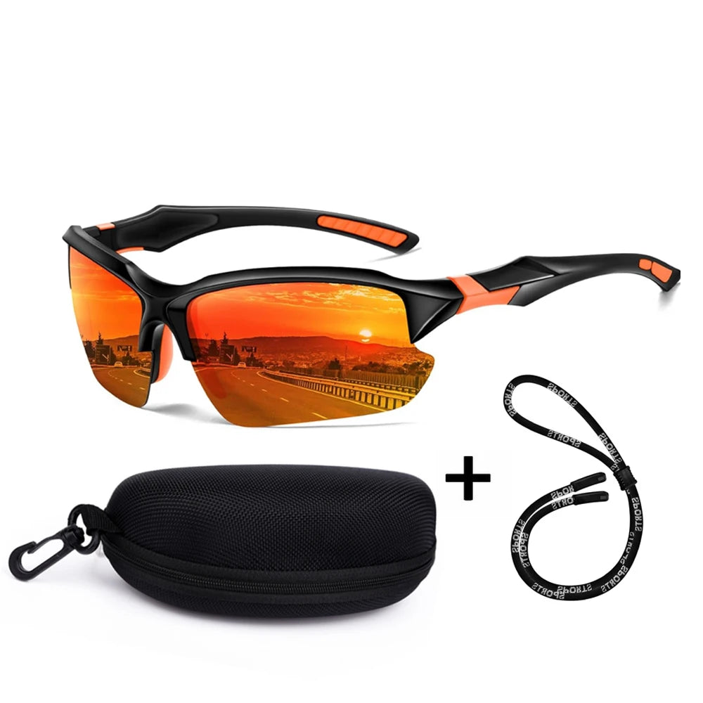 LOR MALE New Polarized Sunglasses For Men Woman Outdoor Lightweight Sports Protection Goggles Fashion Brand Driving Sun Glasses