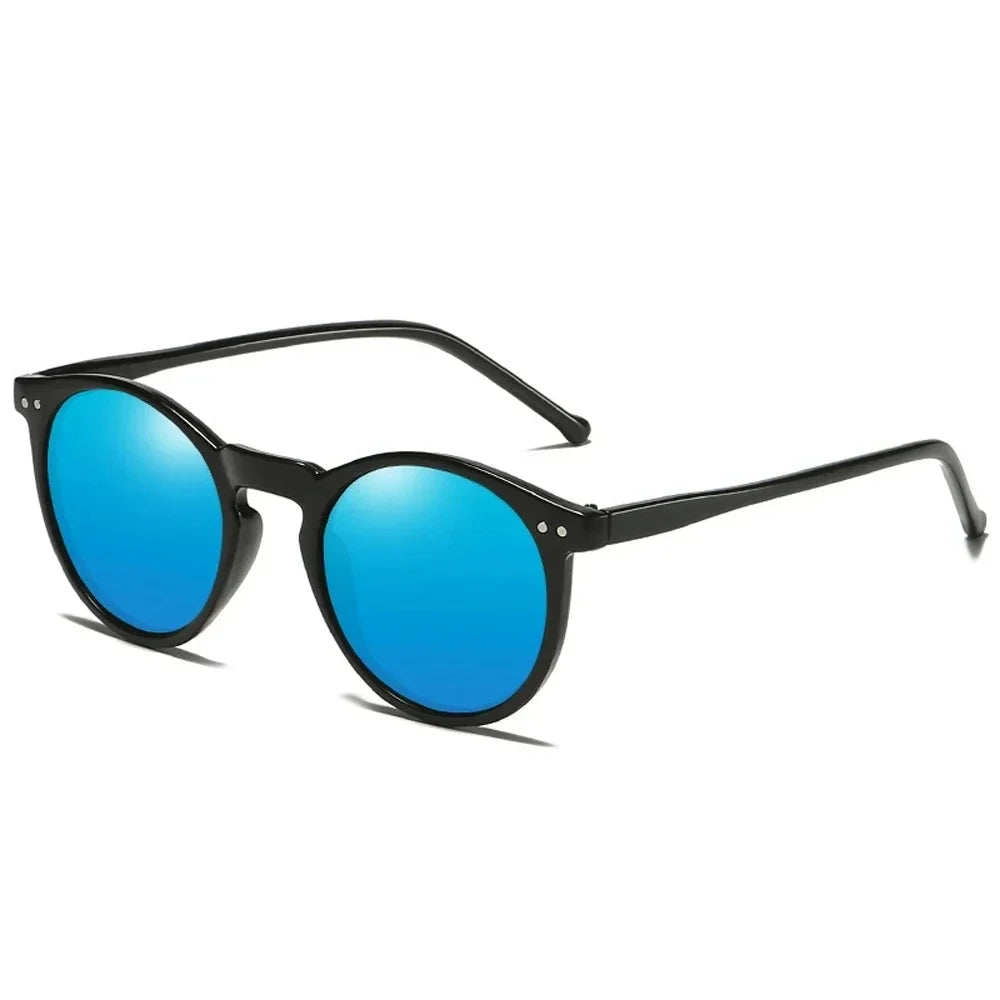 LOR MALE Polarized Sunglasses for Men & Women - Designer Retro Round Vintage Style, UV400 Protection Sun Glasses Goggles (Gafas De Sol)