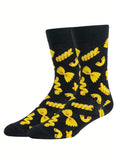 LOR MALE 1 Pair of Socks, Creative, Fashionable and Quirky Socks, Comfortable and