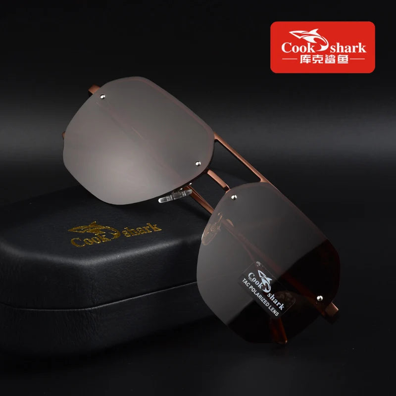 LOR MALE Cook Polarized Sunglasses for Men's Driving Glasses Special Trend Color-Changing Sunglasses Day and Night New