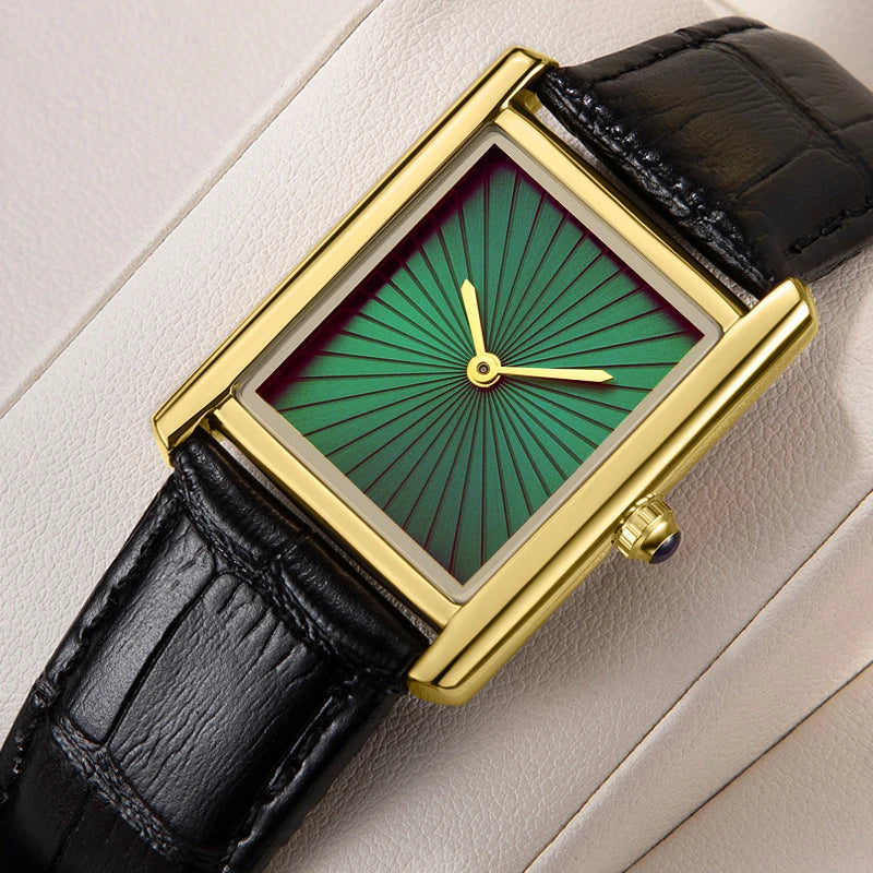 LOR MALE Reloj Top Brand Couple's Watches and Women Leather Strap Waterproof Quartz