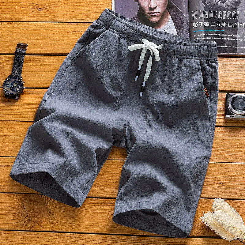 LOR MALE Fashion Men Shorts Summer Casual Shorts For Men Beach Pants Running Sport Short Men's Straight Pants Mens Shorts Male Sweatpant