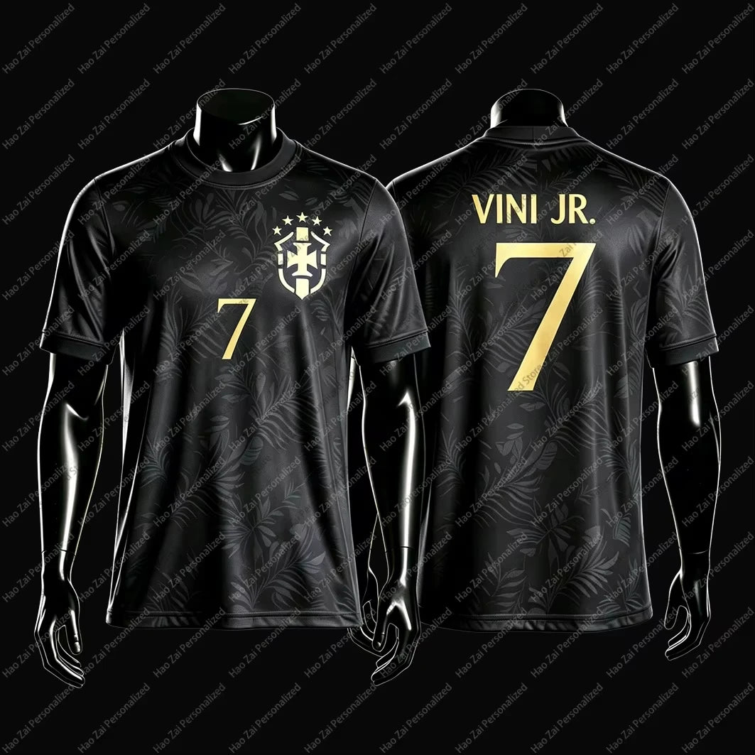 2026 Brazil National Team Fan Edition Jerseys/T-Shirts: Neymar #10 Vinícius #7—Kids Adults Men Women Sports & Casual Tops